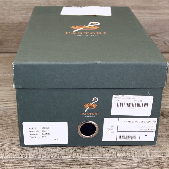 * NIB * $450 Pastori DI BIANCO Remus US 9 M Italian Monkstrap o * add $15 Trees main image 16